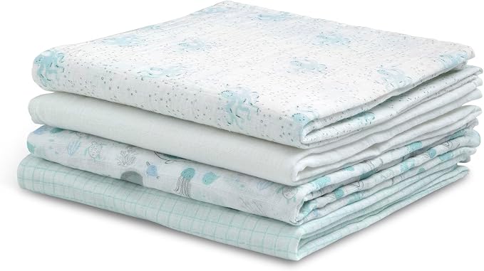 Delta Children 100% Cotton Muslin Baby Receiving Blankets - Image 10