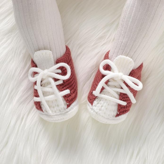 Baby Booties Newborn Baby First Shoes | Cozy Warm Knit Soft Booties - Image 6