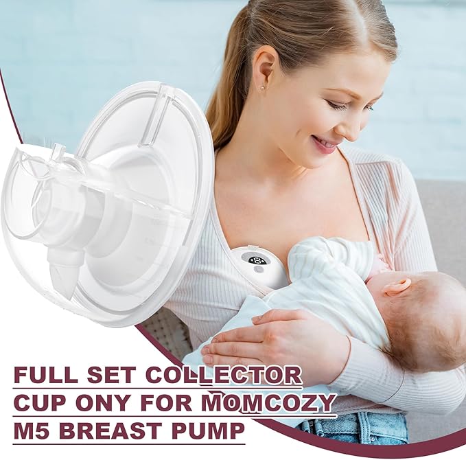 12 Pack Pump Replacement Parts, 8PCS Duckbill Valves 4PCS Silicone Diaphragm Compatible with Momcozy M5, M5 Breast Pumps Replacement Accessories Breastfeeding Essentials Kit