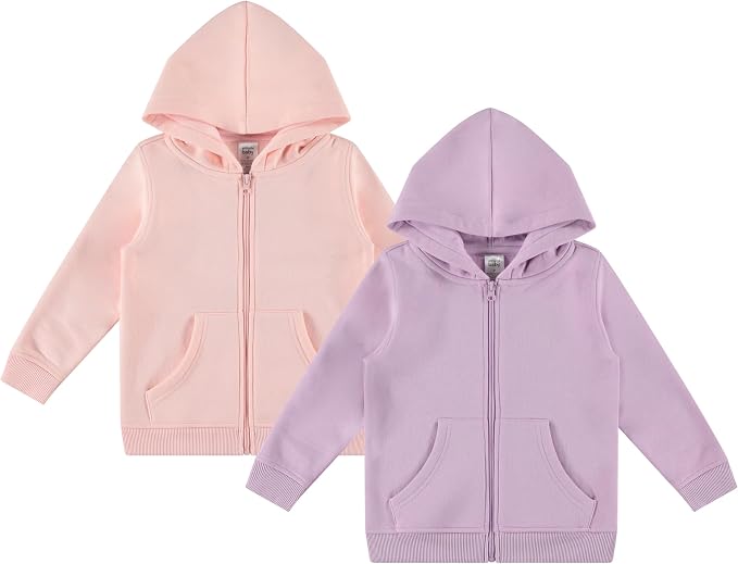 Cudlie 2-Pack Toddler Zip-Up Hoodies by Cudlie