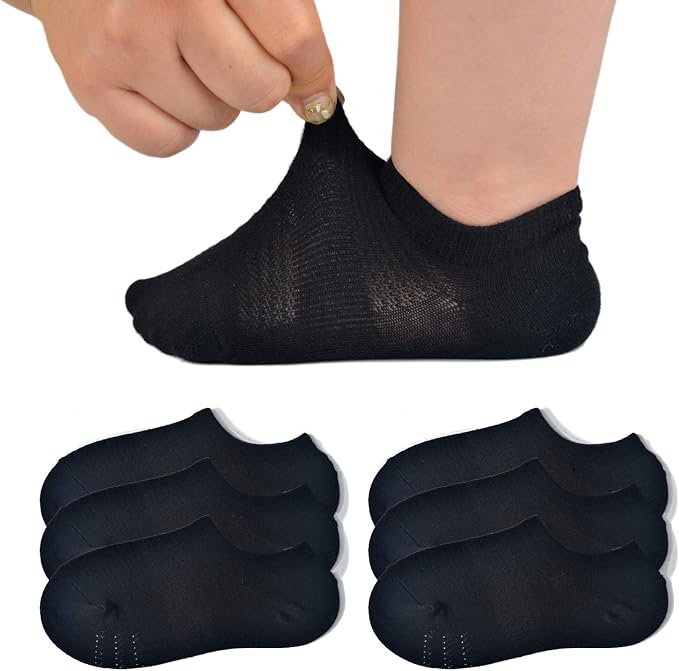 Toddler Little Girls Boys No Show Socks Cotton Low Cut Socks by Jormatt