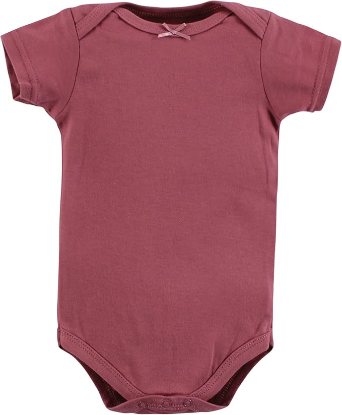 Hudson Baby Baby Girls' Cotton Bodysuits 7-pack - Image 6
