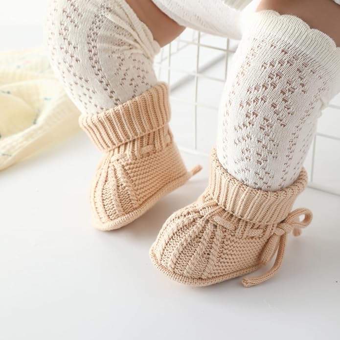 Baby Booties Soft Knit Baby Shoes - Image 4