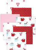 Little Treasure Hudson Baby Cotton Poly Flannel Receiving Blankets Multipack by HudsonBaby