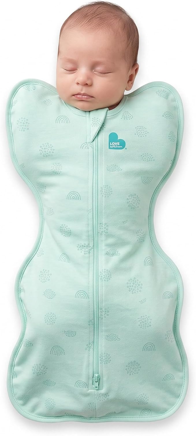 Love to Dream Swaddle UP Organic 1.0 TOG, Celestial Dot Mint, 13-19 lbs. by LoveToDream