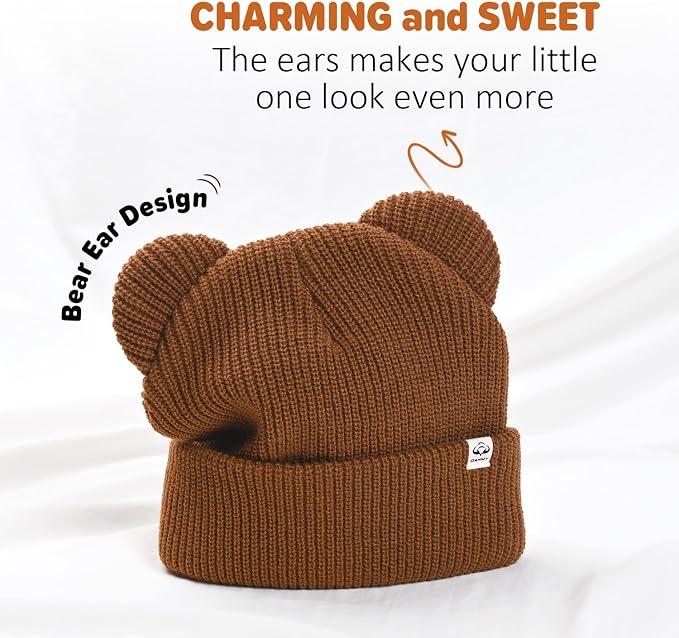 DANMY Baby Beanie Winter Knit Hat - Image 4