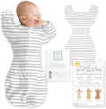 SwaddleDesigns Transitional Swaddle Sack, Arms Up Half-Length Sleeve & Mitten by SwaddleDesigns