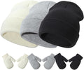 Baby Hats and Mittens Set Infant Toddler Beanie Cap Newborn Gloves by SeaZaela