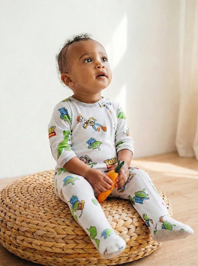 Disney Baby Boys' 2-Pack Footed One-Piece Sleep N' Play Newborn to Infant - Image 6