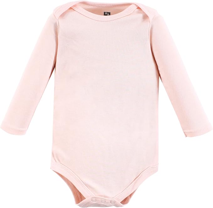Hudson Baby Baby Girls' Cotton Long-sleeve Bodysuits 3-pack - Image 4