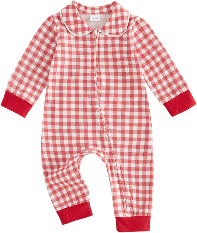 Seyurigaoka Newborn Baby Boy Girl Romper Long Sleeve Zipper Jumpsuit by SEYURIGAOKA