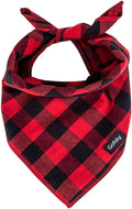 Christmas Dog Bandana XLarge Cotton by Gofshy