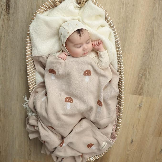 Unisex Baby Swaddle Blanket 100% Cotton Buttery Soft Cozy Receiving Swaddle - Image 2