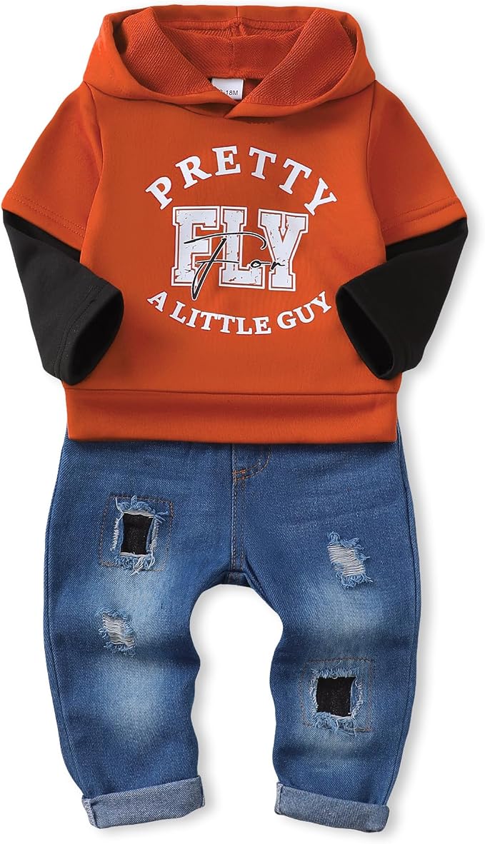 NZRVAWS Baby Boy Clothes Toddler Boy Outfit 2 3 4T 6 12 18 24 Month Fall Winter by NZRVAWS
