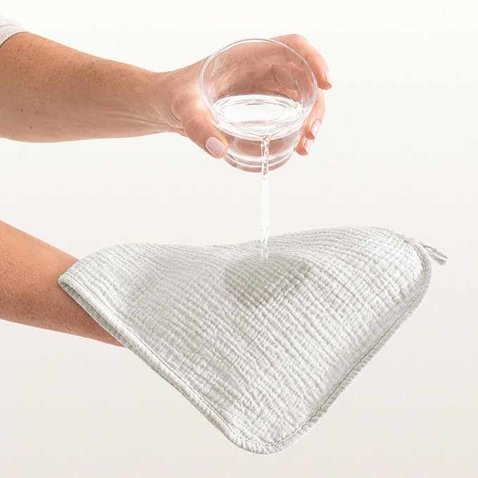 Susurration Muslin Burp Cloths, Soft Baby Burping Cloths - Image 6