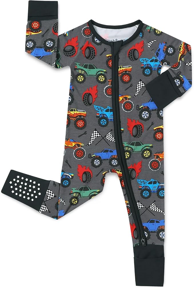 babee Reshinee Bamboo Viscose Baby Footie Pajama, Zipper Sleeper Boys Girls by babeeReshinee