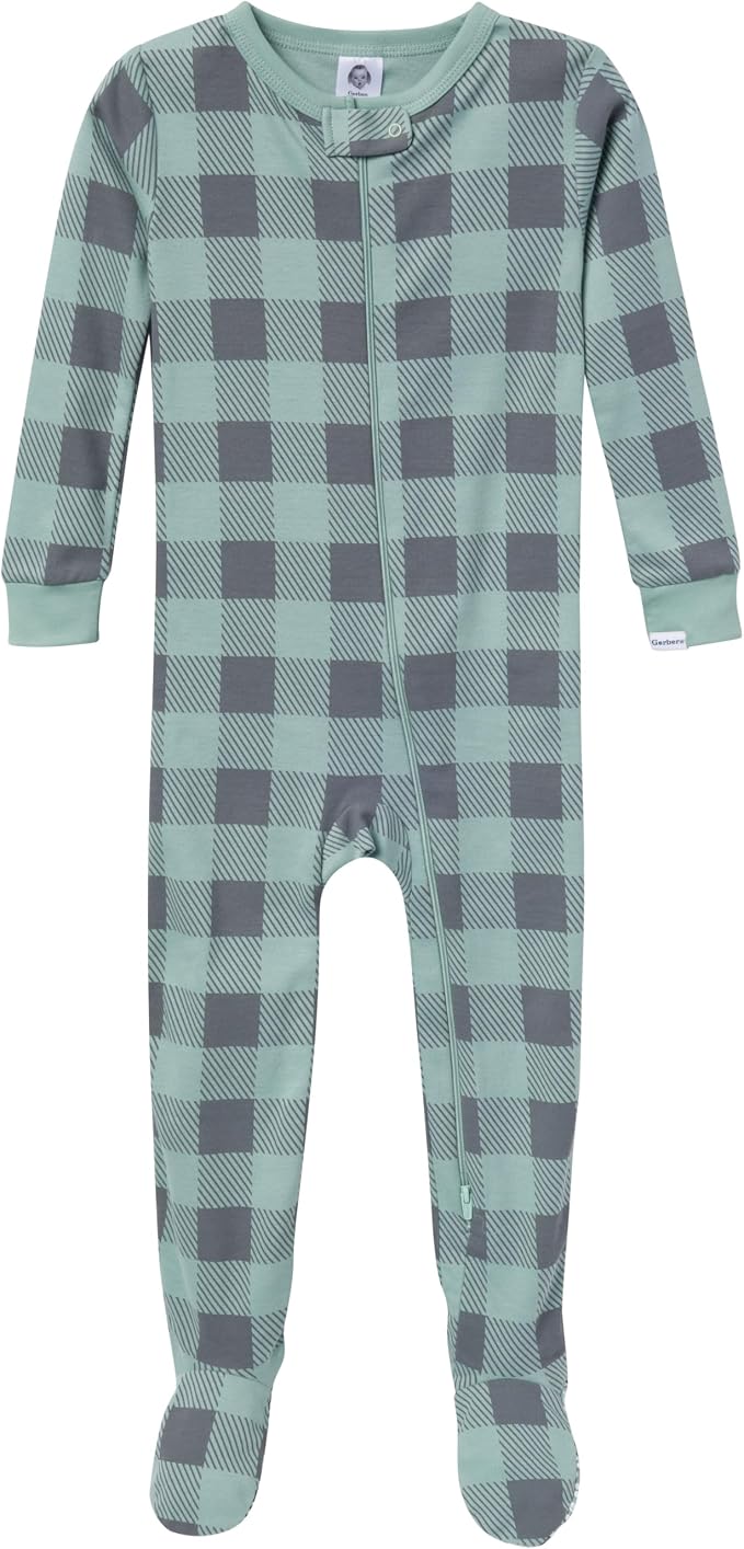 Gerber Baby Boys 4-Pack Footed Pajamas - Image 5