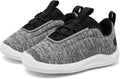 MORENDL Toddler Slip On Sneakers Baby Walking Shoes Non-Slip Breathable Unisex Pink Mesh Lace-Up Athletic Sneakers Infant Running Shoes