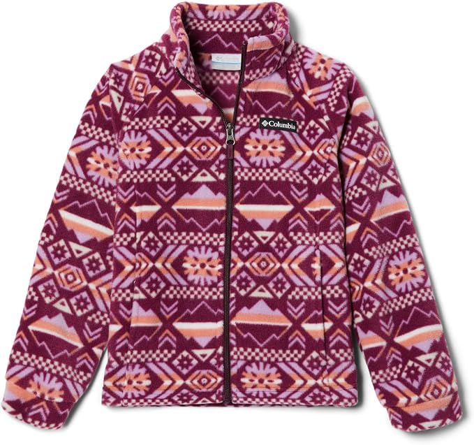Columbia Youth Girls Benton Springs II Printed Fleece Jacket - Image 4