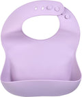 Three Little Tots Modern Silicone Baby Bib – Adjustable Fit Waterproof Catch by ThreeLittleTots