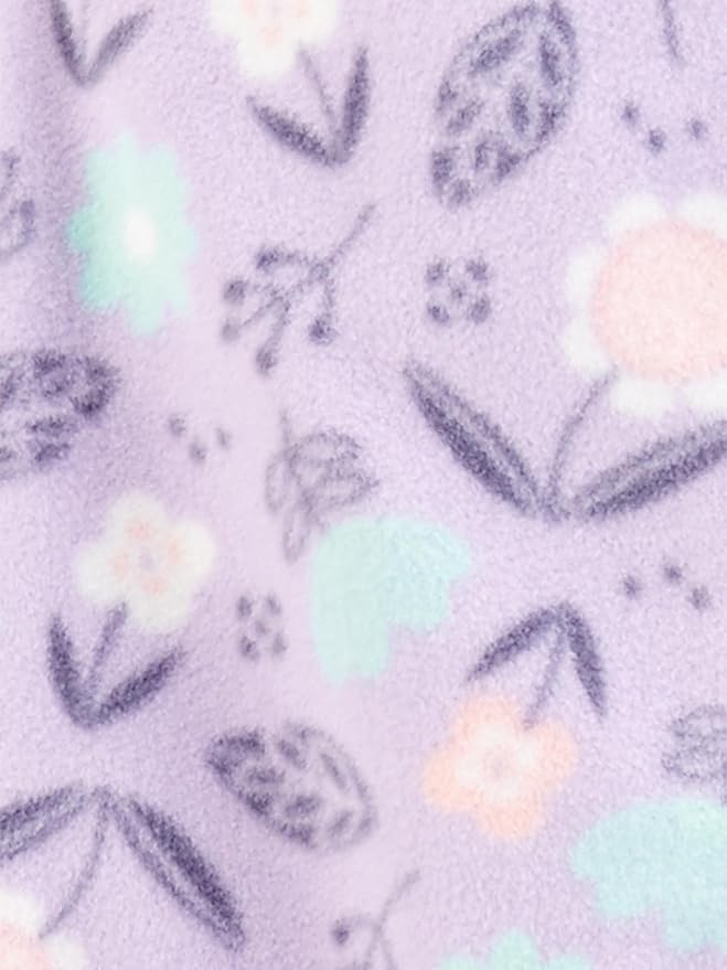 Simple Joys by Carter's Baby Girls' Cotton and Fleece Footed Sleep and Play - Image 3