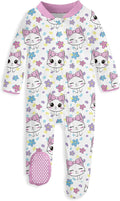 uideazone Baby Girls Footed Pajamas, Zip Sleeper by uideazone