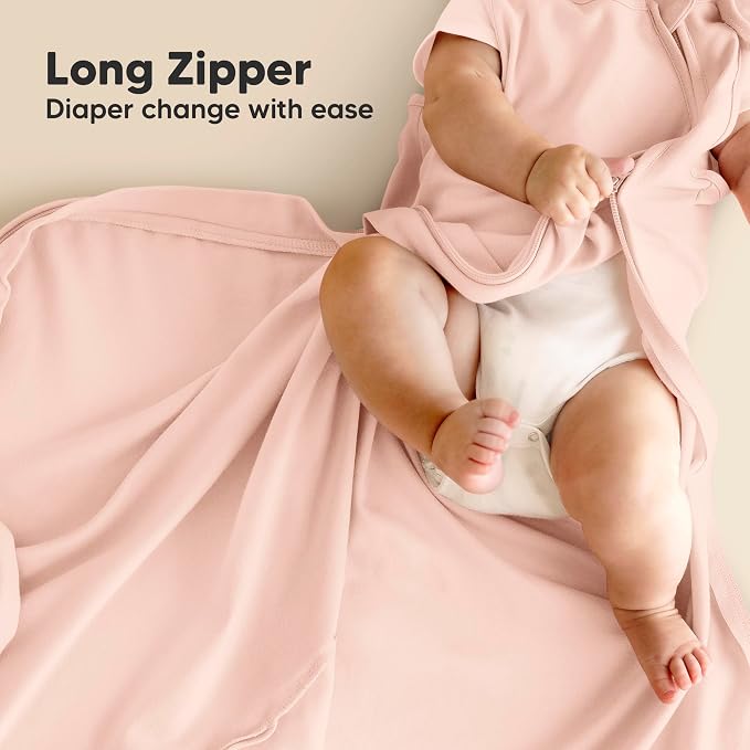 2-Pack Organic Baby Sleep Sacks, 100% Cotton 0.5TOG - Image 5