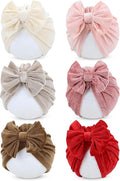 Cinaci 6 Pack Nursery Hospital Caps Bonnets Beanies Headwraps Turban Hats by Cinaci