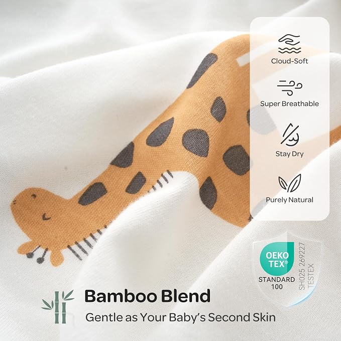 Momcozy Swaddles for Newborns, Quiet Fastener Swaddle for Infant 0-3 Months | - Image 7