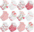 Toulite 12 Pairs Preemie Ankle Socks by Toulite