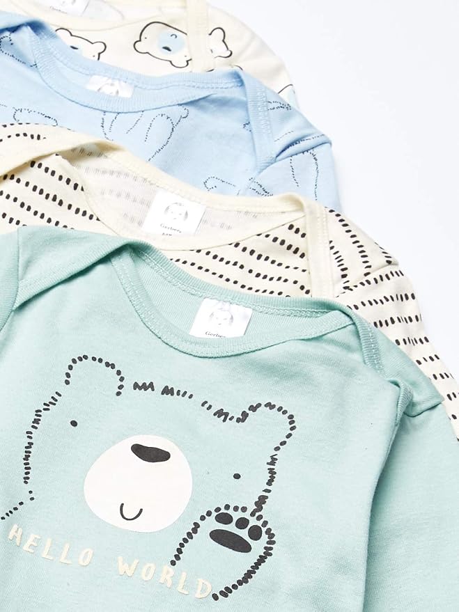 Gerber Baby Boys 4-Pack Sleeper Gown - Image 2