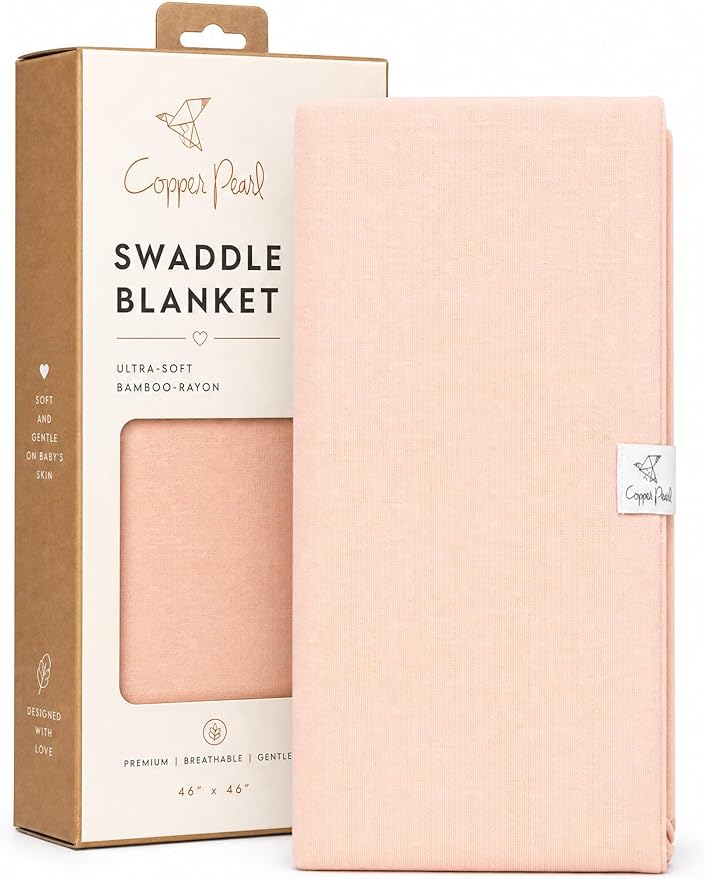 Copper Pearl Swaddle Blankets for Newborns | Soft Stretchy Receiving Blankets by CopperPearl