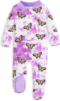 uideazone Baby Girls Footed Pajamas, Zip Sleeper by uideazone