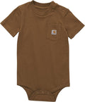 Carhartt Unisex Baby, Short-sleeve Bodysuit Pocket T-shirt | Cotton Jersey | by Carhartt