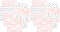 Hudson Baby Little Treasure Cotton Poly Flannel Receiving Blankets Multipack by HudsonBaby
