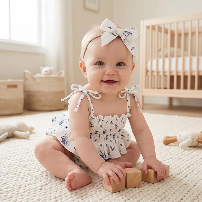 Baby Girl Romper Ruffle Newborn Girl Bodysuit Jumpsuit Baby Girl Clothes Outfit - Image 4