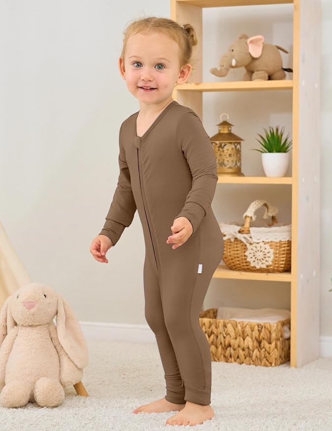 Jimonda Unisex Baby Zipper Footies Pajamas 3-Pack - Image 6