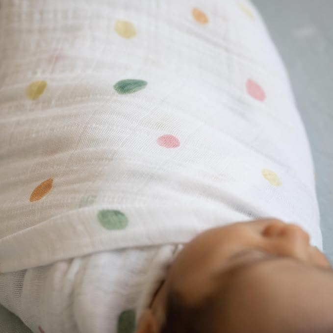 Little Unicorn Premium Cotton Swaddle Baby Blanket | Breathable Fabric | - Image 6