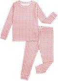moimoln Cotton Modal Baby Toddler Pajamas Check Solid Leopard 6M-8Y by moimoln