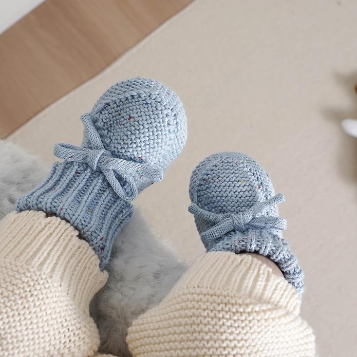LAWKUL Baby Booties Newborn Babe First Walkers Non-Slip Stay On Boots Crib - Image 3