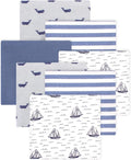 Little Treasure Hudson Baby Cotton Poly Flannel Receiving Blankets Multipack by HudsonBaby