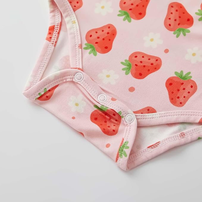 pureborn Baby Girls Boys Bodysuit One-Piece Romper 0-24 Months - Image 6