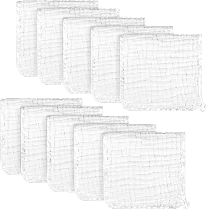 AIDEA Burp Cloths and Washcloths by AIDEAHOME