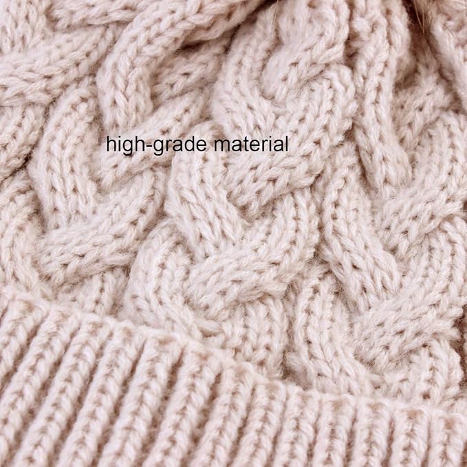 DANMY Baby Beanie Hat, Infant Newborn Toddler Winter Warm Knit Cap - Image 4