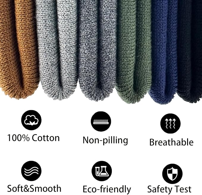 vidsel 100% Cotton Toddler Beanie Hats - Image 6