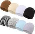 DRESHOW BQUBO 8 Pack Baby Newborn Hats Infant Toddler Kid Hats Soft Nursery by DRESHOW