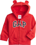 GAP Baby Boys' Playtime Favorites Logo Full Zip Hoodie Hooded Sweatshirt by GAP