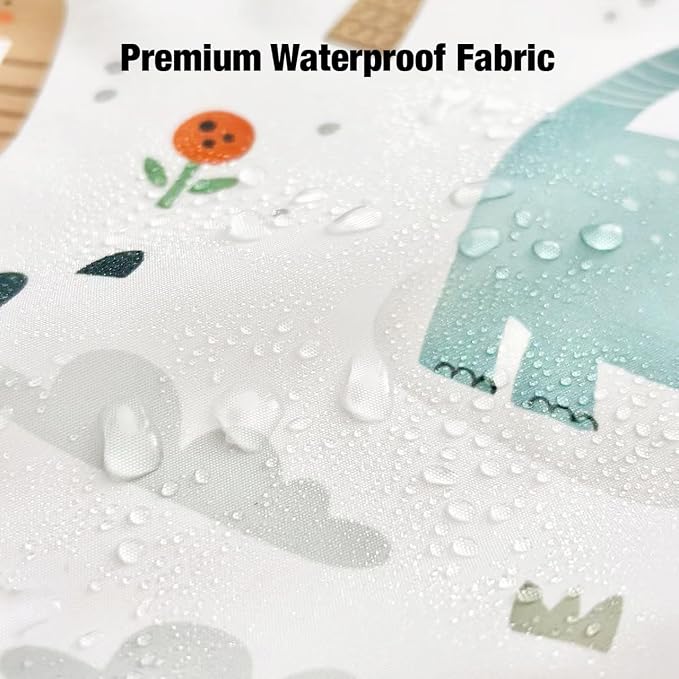 PandaEar 5 Pack Baby Long Sleeve Bibs| Waterproof Full Sleeve Bib - Image 5