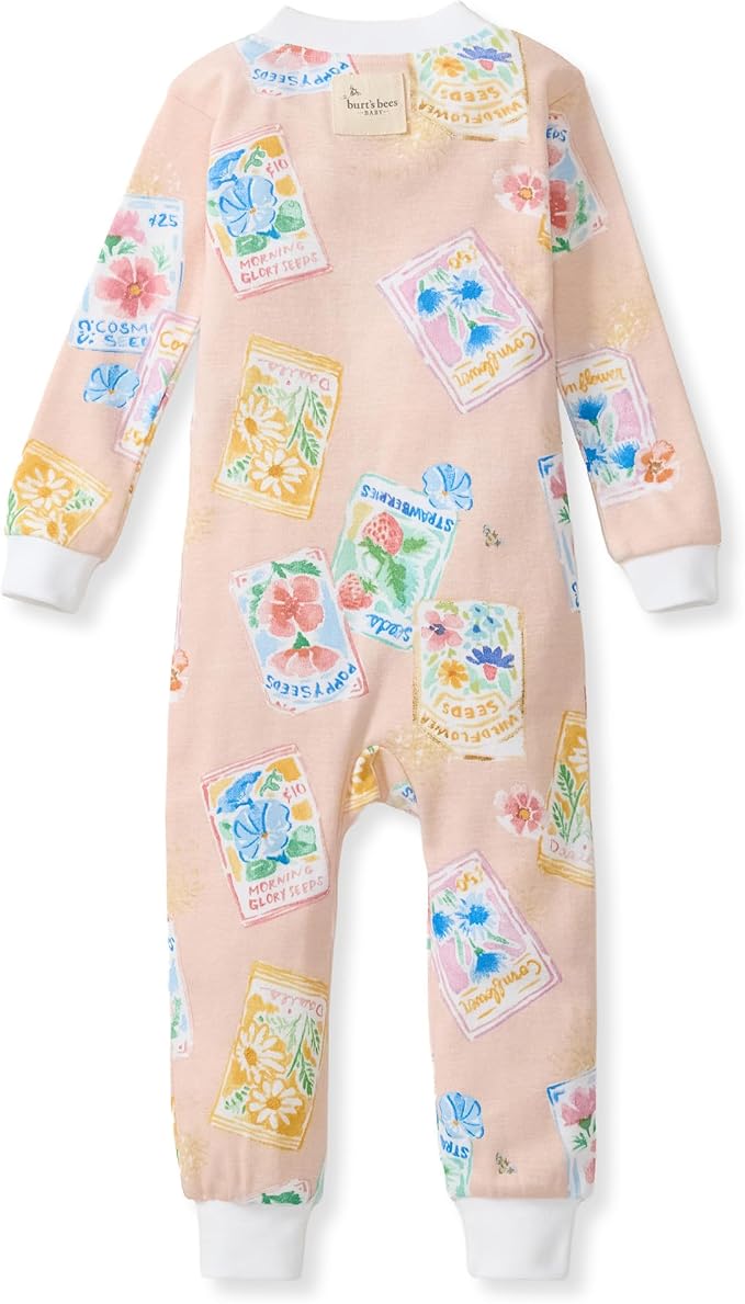 Burt's Bees Baby Unisex Footless Sleeper Pajama, 1-Pc Zip-Up Footie Pajama | - Image 2