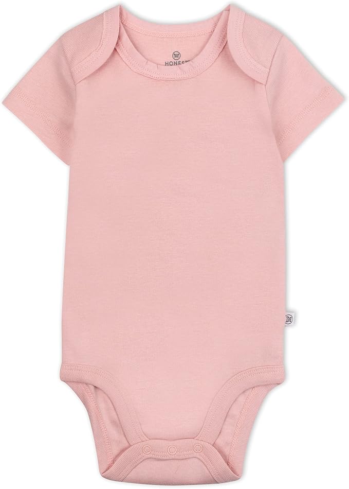 HonestBaby baby-girls 5-pack Short Sleeve Bodysuits One-piece 100% Organic - Image 5